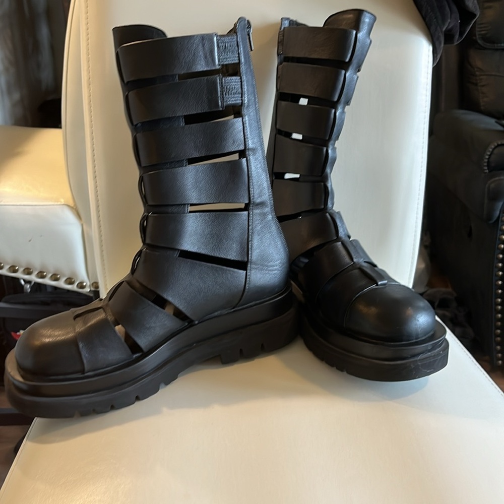 Jeffrey Campbell DOZING cut out chunky combat boot